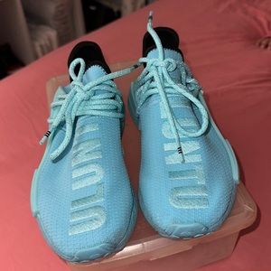 Addias NMD HU Pharrell Williams clear Aqua